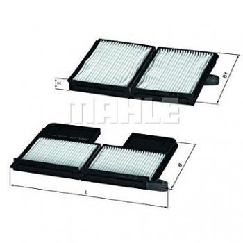 Mahle Siervo la 186/S Filtro, Interior de aire