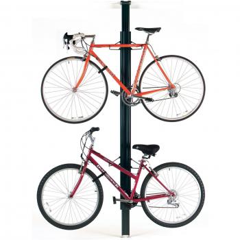 Gearup BUA Aluminium Floor to Ceiling - Soporte para bicicletas, color negro