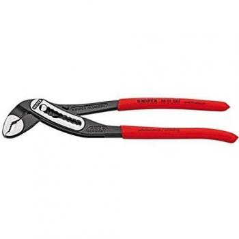 Pinza bomba agua cocodrilo Knipex Alligator® 250 mm, tenaza de agarre negro atramentado, recubiertos de plástico antideslizante