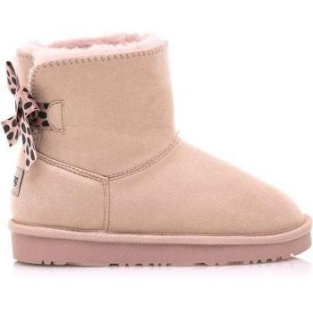 Mustang Kids Botines Sky Rosa con Cierre de Lazo y Puntera Redonda