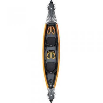 Kayak Hinchable Aqua Marina Tomahawk 440 - Naranja/Gris - 2 Personas