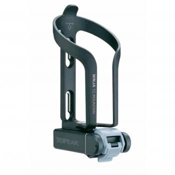Topeak Ninja TC Mountain y mini 20 Pro Soporte para botellas, Black, 17.5 x 7.8 x 10 cm