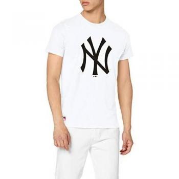 New Era Team Logo tee Neyyan Camiseta, Hombre, Blanco