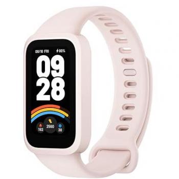 Xiaomi Smart Band 9 Active Pink - Activity Tracker with 1.47 TFT Display, 450 Nits Brightness, 18-Day Battery Life, 50 Sports Modes, 5ATM Waterproof Rating, Heart Rate & SPO₂ Sensor
