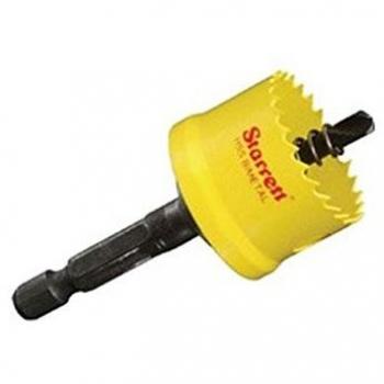 Starrett 63CSC027 - Corona P/taladro, batería 27 mm, color amarillo