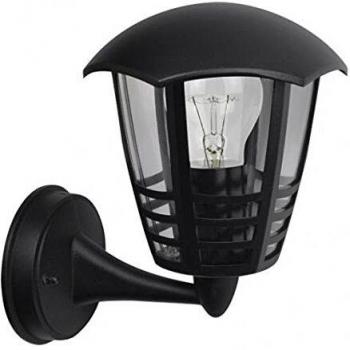Aplique exterior aluminio Alnilan 1xE27 negro