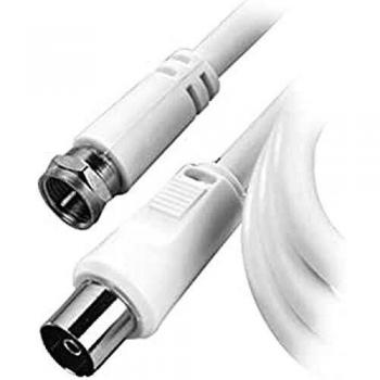 Vivanco STC FB15-N - Cable coaxial, color blanco