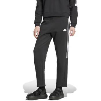 Pantalón largo Adidas Tiro Cut 3 Bandas Fleece Joggers para mujer en color negro, talla L