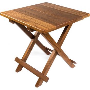 WHITECAP 60031 TEAK SOLID TOP FOLD AWAY TABLE