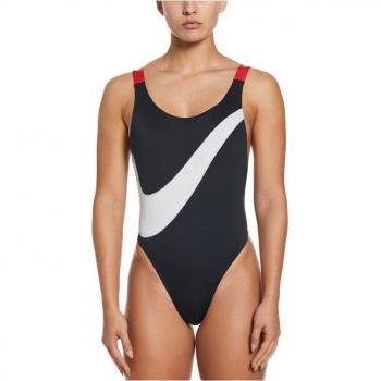 Nike Bañador de natación para mujer con cuello scoop y diseño de una pieza
