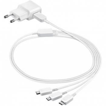 Samsung BT-ETKG900EW - Juego de adaptador cargador y multicable, color blanco