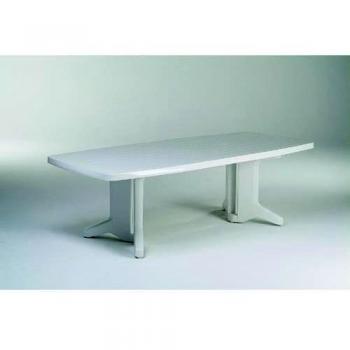 Garden Life 4080 Mesa Extensible, Blanco, 230x72x90 cm