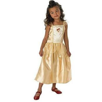 Princesas Disney - Disfraz de Bella amarillo para niña, infantil 3-4 años