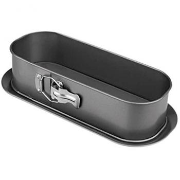 Molde rectangular desmontable con bandeja antiadherente para horno 35 x 11,5 x 8,2 cm