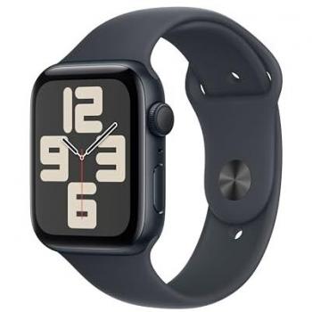 Apple Watch SE GPS 44mm Caja de Aluminio Medianoche con Correa Deportiva Medianoche M/L, Smartwatch Apple MXEK3QL/A Azul marino 44 mm, Apple - Apple Watch SE GPS 44mm Alumin