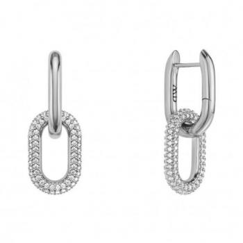 Pendientes de Cristal Carbine Daniel Wellington DW00400612 para Dama - Plata