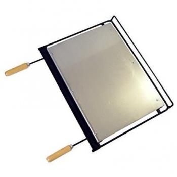 Imex El Zorro 71665 - Plancha barbacoa inox, 58 x 40 cm, color negro