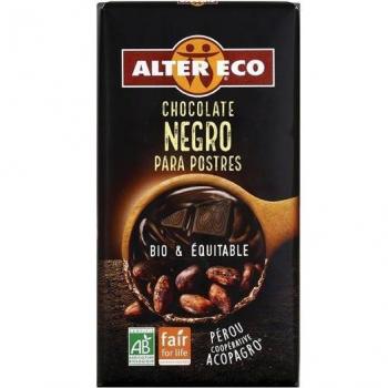 Alter Eco Chocolate Negro para Postres Orgánico 200g