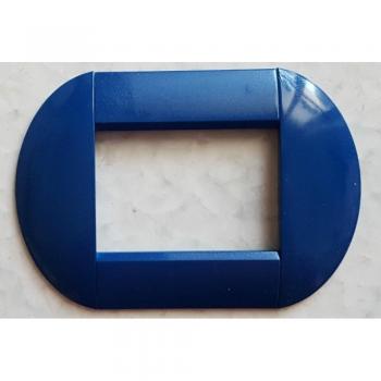 Placa Compatible Living International Bticino Azul 7 Foros