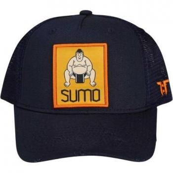 Tokyo Time Gorra de béisbol unisex de malla Sumo Azul marino/naranja One Size