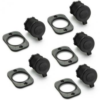 Sonline 5 x Toma de Corriente Empotrable Mechero Conector 12V para Coche Moto Barco