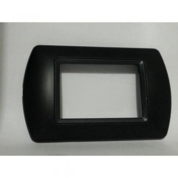Placas ABS Compatibles para Serie Living International - Negro - 7 Foros