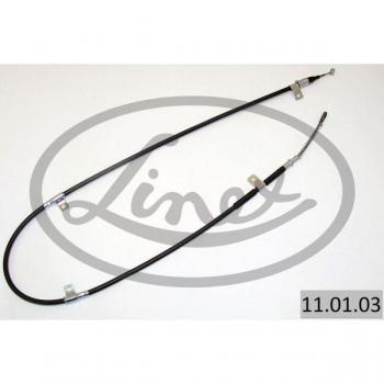Cable de freno de estacionamiento LINEX 11.01.03 Izquierda
