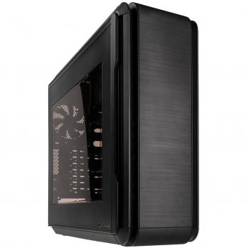 Anidees 06bw de V2 – Torre midi aluminio PC 240 Radiator wasserkühlung Support, USB3.0 X2, SD carder, Side window panel, Negro, Fan Controller