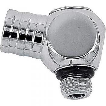 Adaptador Raccord First Stage Best Divers - Conexión Latón Cromado Giratorio Unisex – Adulto, Marrón, Talla única