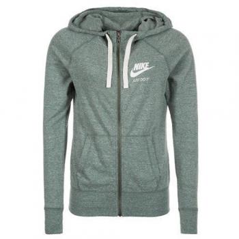 Nike W Nsw Gym Vntg Hoodie Fz Sudaderas, Mujer, Clay Green/Sail, M