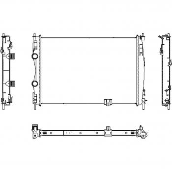 Hella  8MK 376 753-701 radiador