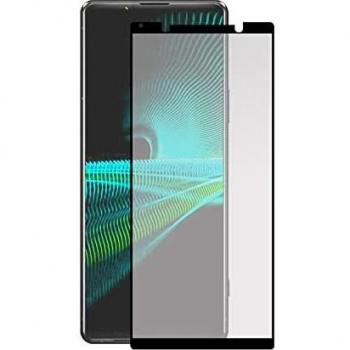 Movilrey Protector para Xperia 1 III Negro Cristal Templado de Pantalla para movil. Vidrio 9H