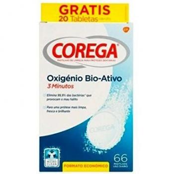 Corega 3 Minutos Oxigeno Activo 66 Tabletas