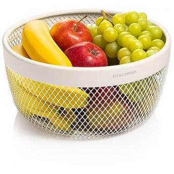 Cesta para Fruta Esmaltada de Metal 25 cm - Línea Online Tescoma