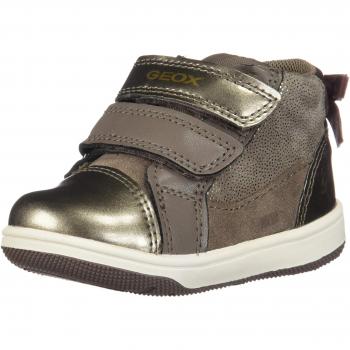 Geox B New Flick Girl B, Zapatillas Bebé-Niñas, Gris