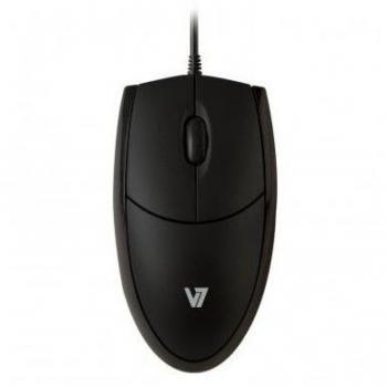 V7 MV3000 Full-Size USB Optical Mouse 1000 DPI Black/Silver