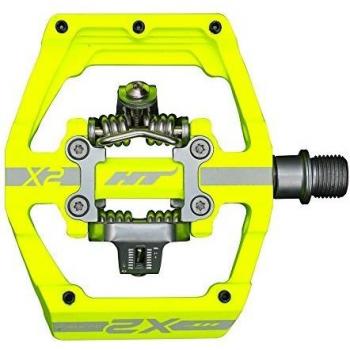 HT X2 - Pedal Unisex para Adulto, Color Amarillo Fluorescente