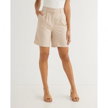 Short Vila Marisa Long Beige Para Mujer