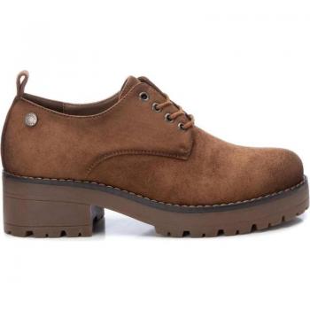 Zapatos de Mujer REFRESH 170999 CAMEL - Estilo joven en color camel, combina moda y versatilidad para la mujer moderna, zapatos de cordones con caña baja