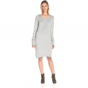 VERO MODA VMGLORY NINKA LS DRESS, vestido Mujer, Gris