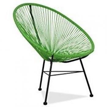 Acapulco - Sillón de Diseño Para Jardín, Verde, 70 x 83 x 88 cm