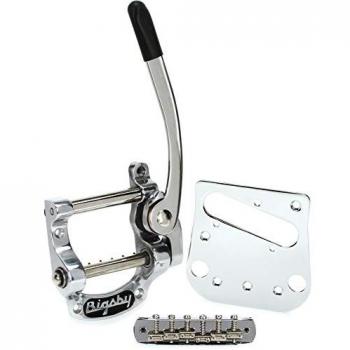 Bigsby B5 Telecaster Vibrato Bridge Kit - Polished Aluminum Tremolo System