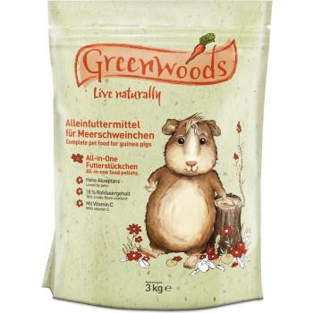 Comida para cobayas Greenwoods - 3 kg