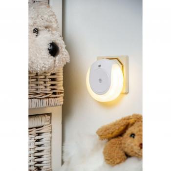 Lámpara de Enchufe LED Eglo Tineo Blanca Luz Cálida 1W 9cm