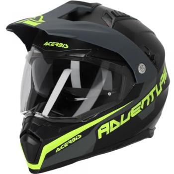 Acerbis Flip FS-606 2023 Casco de motocross - Negro Gris (M)