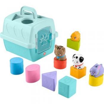 Fisher-Price FP Mis Animales Amigos Bloques de Construcción - Juego de construcción con bloques coloridos, incluye figuras de animales amigables, fomenta la creatividad y el desarrollo motor en niños