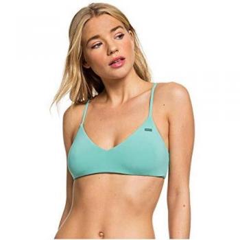 Roxy - Top de Bikini Triangular Deportivo - Mujer - S - Verde