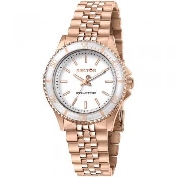 Reloj de Mujer Sector No Limits 230, Acero PVD Oro Rosa, Solo Tiempo, 35mm, 10ATM