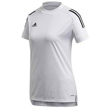 adidas Condivo 20 Training Jersey Camiseta Entrenamiento, Mujer, White/Black, XL