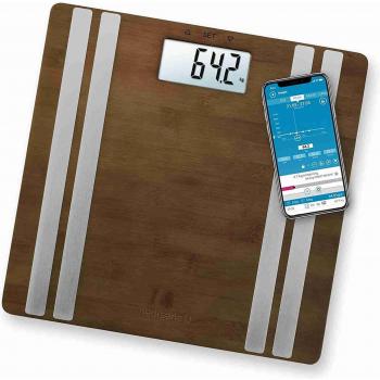 Báscula Digital Medisana BS 552 Connect de Bambú Hasta 180 Kg